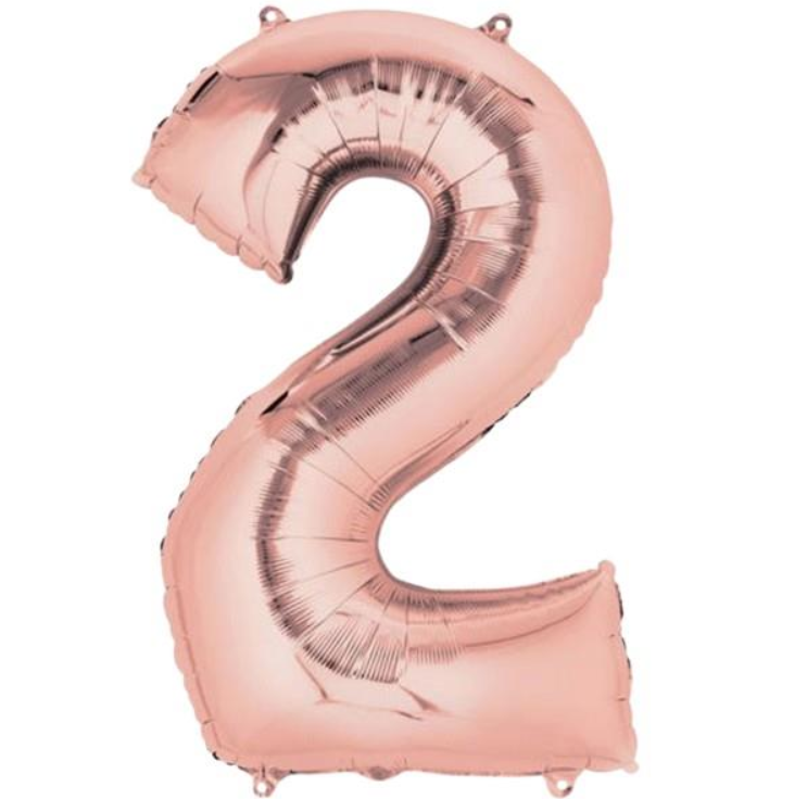 Folyo Balon Rose Gold 2 16 İnç 36 Cm